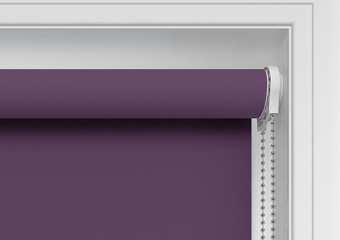 Trinity (FR Blackout), Venetian Purple - Twist&Fit Roller Blind - Image 11